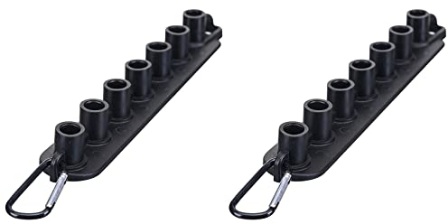 2X Pressure Washer Nozzle Holder, Holds 7 Nozzle Tips with 1/4 Inch Quick (Without Nozzles)