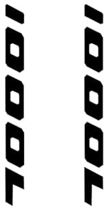 Adesivi Moto Impermeabile Decal CRF1000L 2019 per Honda CRF 1000L 1000 L Africa Twin Adventure Sports 2016 2017 2018 2019 2020 Accessori Decorare (Color : Nero)