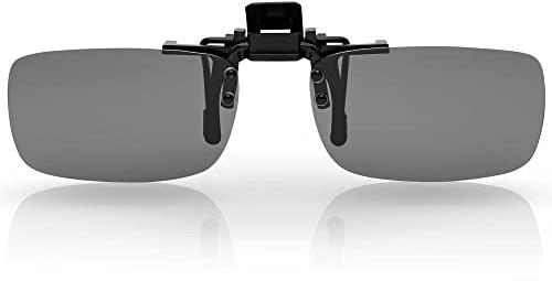 BEZLIT Randloser Clip-On Sonnenbrillenaufsatz 30447 für Damen & Herren – polarisiert, UV400, STVO-zugelassen, zum Aufclipsen auf Brillen