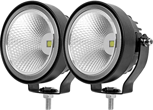 4 pouces rond LED antibrouillard 4x4 hors route POD style projecteur pick - up SUV 4WD ATV 12V tracteur moto lampe de travail 2 PCS