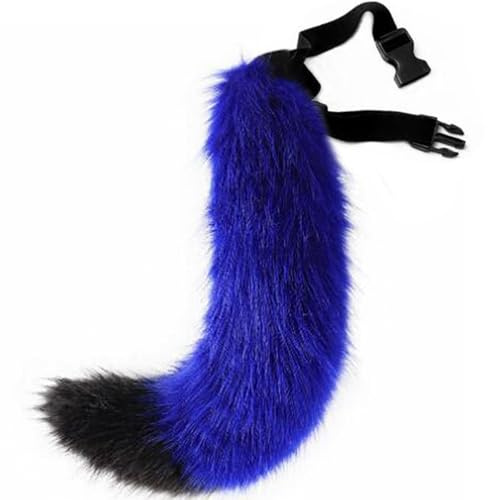 DRESHOW Queue de Fourrure de Renard Cosplay Costume Fête Super énorme Queue Moelleuse Pour Adolescent Adulte