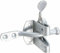 Aarachi Heavy Duty Autobloccante Giardino Esterni Serratura Automatica Cancello Chiusura Ideale per Anteriore Auto Cancello Chiusura Galvanizzata