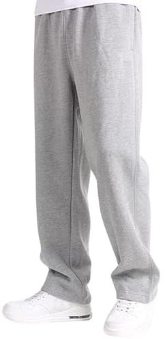 Tommy Herren Langgröße Fitness Sweat Hosen Elastischer Bund Mit Kordelzug Hose Taschen Winter Warme Casual Jogginghose Herren Sportkleidung