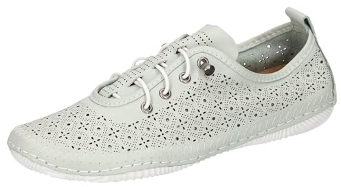 Cosmos Comfort 6224-401/004 Damen Slipper Halbschuh gelocht oder geflochten, Größe 41