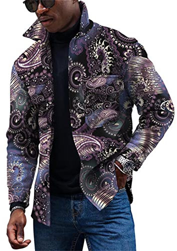 KONG JIMFAN Herren Jacken Herren Jacke Frühling Weiss Hemd Herren Dünne Jacke Sakkos Herren Im Westen Nichts Neues 2022 Jacke Herren Graue Strickjacke Vintage Hemden Pullover Jacke(Light Gray,XXL)