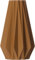 3D Vase Blumenvase Agneta S 16cm nachaltige Dekovase Deko Vase für Blumen (Braun)