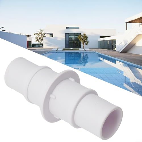 Schlauchverbinder, Kunststoff-Schlauchkupplung zum Reduzieren von 3,8 cm Schlauch bis 3,8 cm Schlauch zum Anschluss von Vakuumschläuchen und Poolpumpen-Filterschläuchen