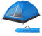 Campingzelt für 2 Personen, doppellagige Tür, wasserdichtes Kuppelzelt, leicht und einfach aufzubauen, winddichtes Outdoor-Zelt für Camping, Bergsteigen, Wandern (blau)