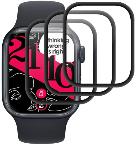 Pellicola Temperato per Apple Watch Series 1/2/3 38mm, 2 pezzi Pellicola Vetro [HD Chiaro][Senza Bolle][Anti-Graffio][Durezza 9H ]Folie