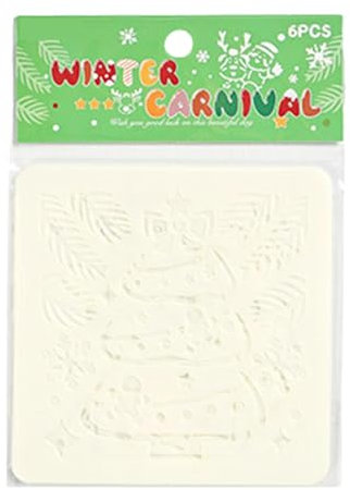 Weihnachts-Malschablonen – PET-Schablonen für den Urlaub, Weihnachtsmuster-Schablonen, Mehrzweck-Zeichenschablonen für Weihnachten, ausgezeichnete Qualität, Malschablonen, Weihnachts-Bastelschablonen