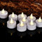 100pack Batteriebetriebene flammenlose LED Teelichter Kerzen, realistische hell flackernde elektrische Teelichter Kerzen, Dose langlebig 200 Stunden Hochzeiten, Partys ,Festivalsdekorieren Warmweiß