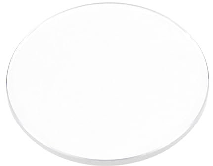 QUARKZMAN Verre de Montre en Cristal 29.5mm Diamètre 1.5mm Épais Ronds et Plats Verres de Montre en Saphir Transparent, Verres de Remplacement pour Réparation d'Horloger