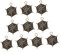 KALLORY 10stücke Schwarze Spiderweb Spacer Charms Aus Schmuckzubehör Für Armbänder Halsketten Und Kreative Kunstprojekte