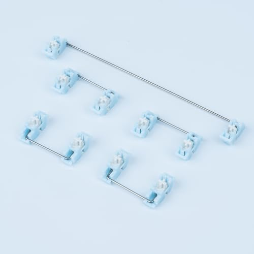 GATERON Low Profile Plate Mounted Stabilizer, Compatible for 60% Mechanical Gaming Keyboard (Blue)