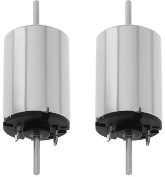 ECSiNG Mini-Motor DC 12 V, 13477 U/min, Mikro 1015D Motor für ferngesteuerte Autos, DIY-Modelle, Eisenbahn der N, TT, H0 TT, H0 Gauge, 2 Stück