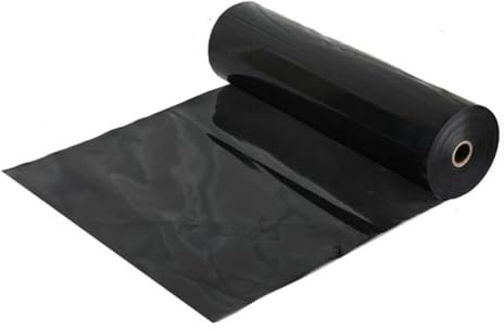 Black Weather Resistant Pond Liner PVC1.5x3.0m 6x7m Geomembrane Turtle Pond Landscaping Black Film Anti-seepage Membrane Pool