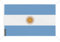 Bandiera Argentina con 10 occhielli in diverse misure, 160 x 240 cm