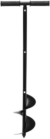 EHYSYN Seeding tool 6 Hand Drill Auger Post Hole Digger Manual Garden Hole Digging Bit for Planting Manual Seeder