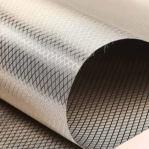 Faraday Fabric Blocking RFID/RF Radiation Protection EMF Blockers Shielding Fabric for Microwave, Card Bag Cloth, Electronic Products,silver-1x1.1m