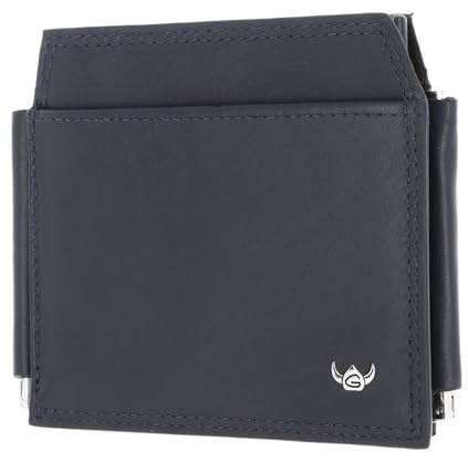 Golden Head Leder Geldklammer Kartenhalter Polo RFID Protect Clip-Scheintasche 1923 Marineblau dunkelblau