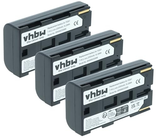 vhbw 3X Akku Ersatz für Phase One 70301