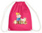 Spreadshirt Bibi Und Tina Freundinnen Hoftiere Turnbeutel, One size, Fuchsia