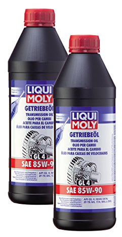 2x LIQUI MOLY 1030 Mineralisches Getriebeöl (GL4) SAE 85W-90 1L