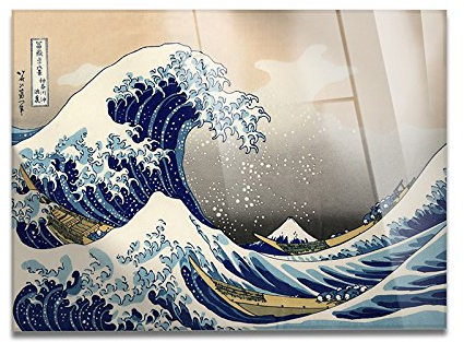 Giallobus - Bild AUF ACRYLGLASS PLEXI - Hokusai - DIE Grosse Welle VON Kanagawa - 100X140CM