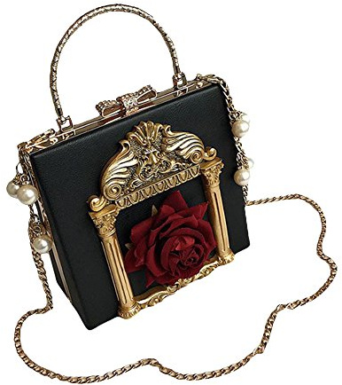Nite closet Victorian Handbag Gothic Purses Lolita Shoulder Bag for Women Vintage Clutch