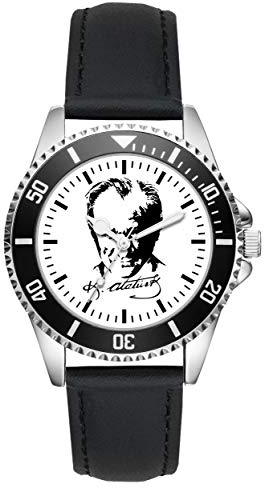 KIESENBERG Mustafa Kemal Atatürk Türkei Geschenk Artikel Idee Fan Uhr L-1169