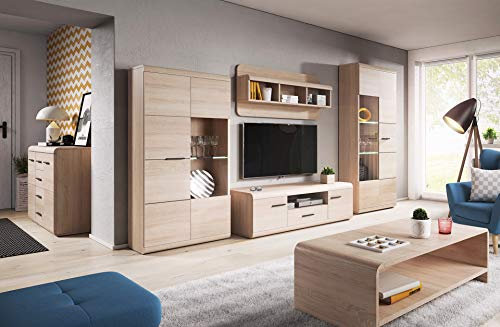 Herby Wohnzimmer Anbauwand Lord (Wohnwand+Couchtisch)