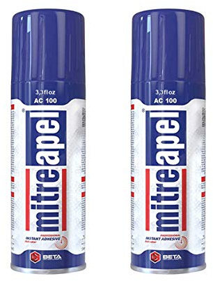 Mitreapel Activator Spray (3.4 Fl Oz) Accelerator for Ca Super Glues|2 Pack