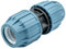 Raccords polyéthylène DVGW/KIWA/WRASm, Raccord plastique manchon égal pour tube PE Ø25 mm