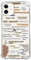 Art Aesthetic Newspaper Collage Clear Phone Case for iPhone 12/ iPhone 12 Pro, Cool Vintage Print Clear Cover for Girls Boys Women Men, Soft TPU Shockproof Clear Case for iPhone 12/ iPhone 12 Pro