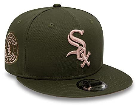 New Era Chicago White Sox Basecap 9Fifty verstellbar Kappe Cap Baseball Teamlogo gerader Schirm grün - S-M (6 3/8-7 1/4)