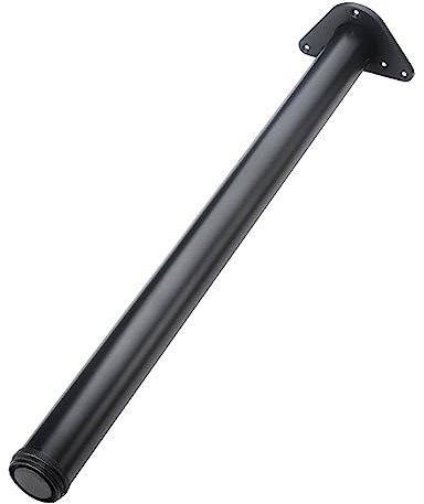 YUJIANHUAA Pieds en Alliage d'aluminium,Pieds de Table Réglables en Hauteur en Métal,Pied de Meubles Métal Acier Inoxydable,pour Meuble TV,Armoire,Table à Manger,Bureau (H: 95cm)
