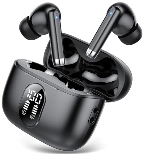 QXQ Bluetooth Kopfhörer in Ear, Kopfhörer Kabellos Bluetooth 40 std Spielzeit, Kabellose Kopfhörer Tiefer Bass,Touch Control
