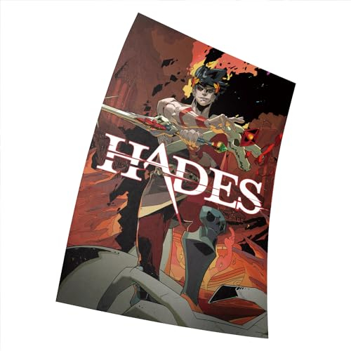 Hades Poster Größe 11 x 17 Dekorative Rahmenloses Kunst Geschenk (28 x 43 cm) Leinwand Poster