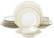 Joseph Sedgh Collection Geschirrset Robin, 20-teilig, Knochenporzellan, Service für 4 Personen, Gold und Metallic