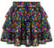 GRACE KARIN Kinder Sommer Pailletten Röcke Mädchen Layered Tutu Ballettrock Geburtstagsröcke Partykleid Mehrfarbig auf Schwarz 6 Jahre