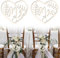 Mr Mrs Stuhl Deko Schild Holz, Braut und Bräutigam Hochzeit Stuhl Dekor Schild, Mr und Mrs Hochzeit Stuhl Schild, mit Jute Schnüre, Holz Hochzeit Zeichen, Deko Hochzeit, für Hochzeit Verlobungsfeier