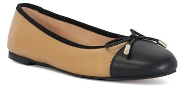 Dune Ladies Highest Toe Cap Ballet Pump Size UK 7 Flat Heel Ballet Pumps Camel