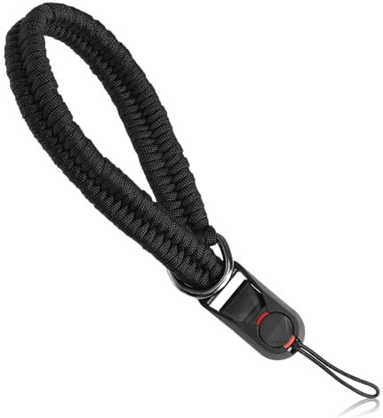 SRLWMYI Tracolla Macchina Fotografica Cinturino da Polso per Fotocamera con Chiusura rapida Laccio da Polso in Corda di Paracord Resistente e Regolabile per DSLR, SLR e Videocamere