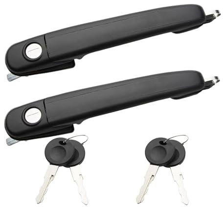 Merautop SJ Außentürgriff vorne Links und rechts Türgriff vorne Ersatz für Galaxy Mk11995-2006 Alhambra I Córdoba I Polo III Sharan Caddy Autozubehör Teil# 6N0837207 6N0837208 856440700