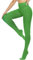 DUCMODA Damen Strumpfhose 80 DEN 29 Farben Elastisch Feinstrumpfhose Blickdicht Pantyhose Bunte Damenstrumpfhosen,Grasgrün,L