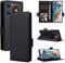 BELLA BEAR Funda para ZTE Nubia Music, Funda Tipo Billetera de Cuero con Tapa magnética, Funda con función Atril, Funda Protectora a Prueba de Golpes para ZTE Nubia Music-Negro