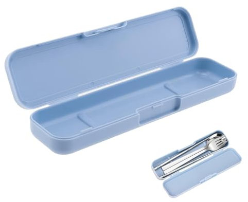 CPJJ 1Pcs Couverts Lunch Box,Boite a Couvert, Boite Couvert a Emporter,pour Ustensiles de Voyage, Fourchette, Cuillère, Baguettes, Sac à Déjeuner, Ustensiles pour Camping