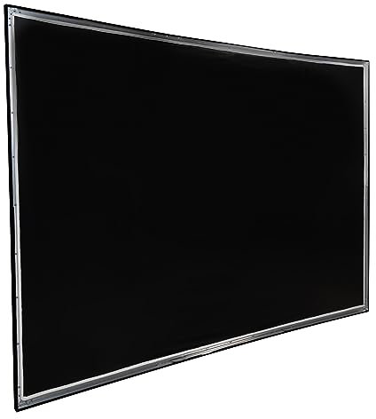 Pantalla de proyección grande de 100 pulgadas, 16:9, marco de aleación de aluminio, 230 x 134 m, pantalla de proyección 4K HD, ligera y compacta, de llevar, ideal para cine en casa, películas de