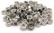Tuerca de acero inoxidable M4 Hexagonal HU A2 para tornillos, varillas roscadas, pernos Ø 4 mm/diam. 4 mm | Tuercas DIN 934/ISO 4032 | Tornillos inoxidable A2/70 (V2A/304): lote de 500 unidades