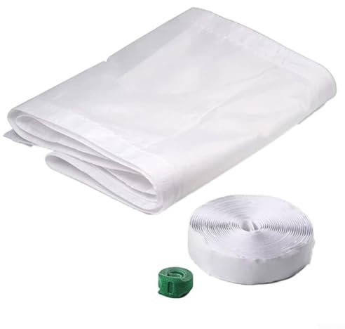 HpLive Kit di sfiato portatile AC per porta scorrevole, kit guarnizione porta per condizionatori d'aria portatili, doppio supporto per tubo con cerniera (25 x 162 cm)